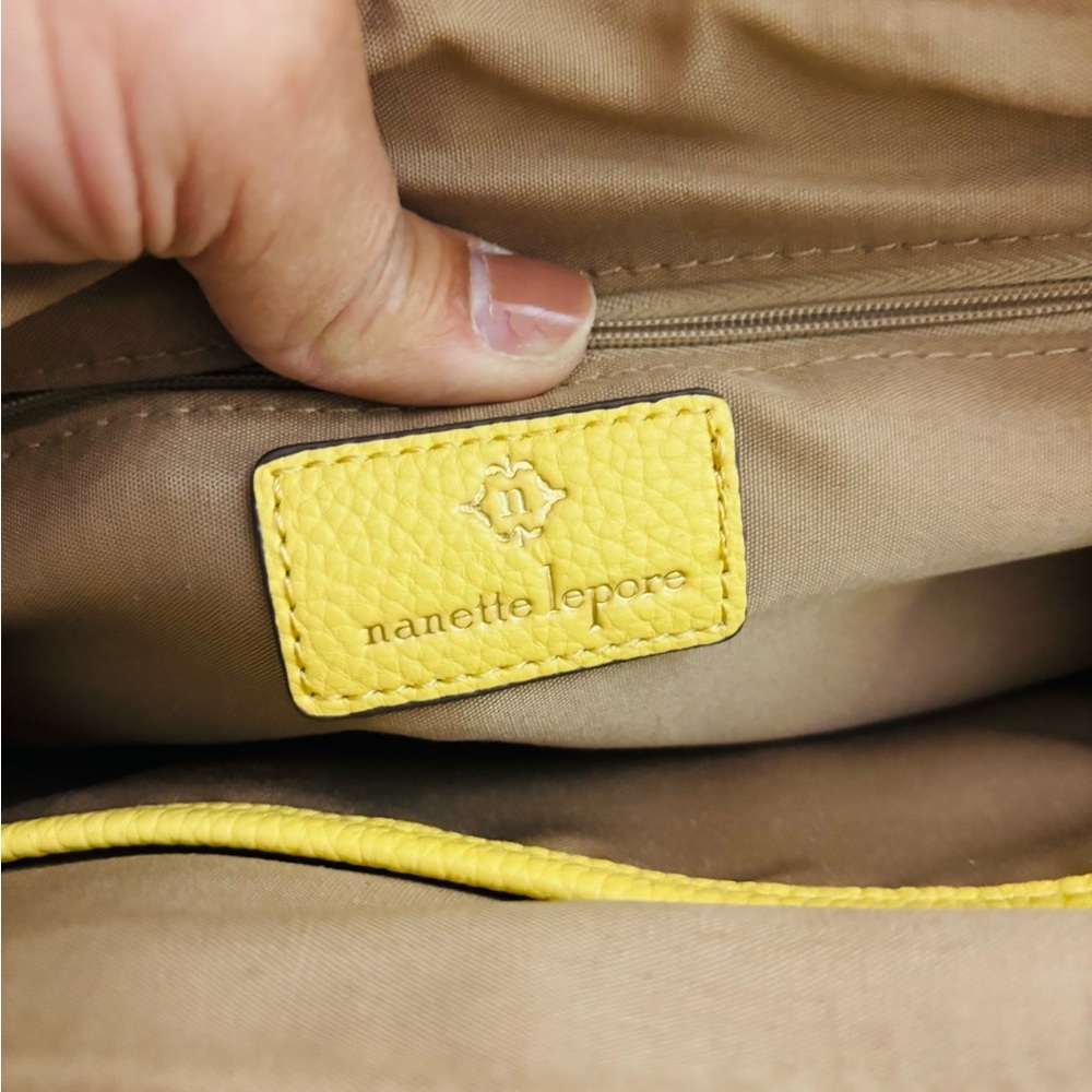 Nanette Lepore Vibrant Yellow Tote - Picture 7 of 8